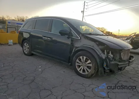 2014 Honda Odyssey Exl z USA, uszkodzony, nr VIN 5FNRL5H60EB072619